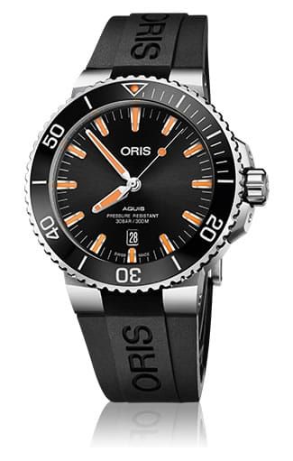 Replica ORIS AQUIS DATE BLACK ORANGE 01-733-7730-4159-07-4-24-64eb watch for sale